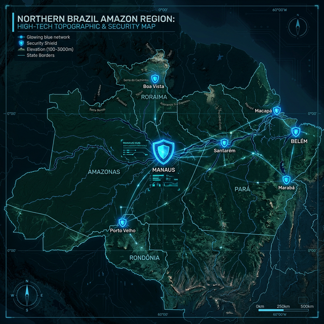 Mapa de Atuação Norte